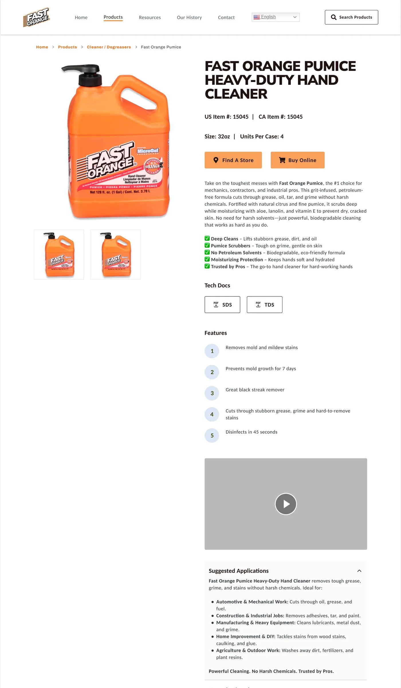 Product detail