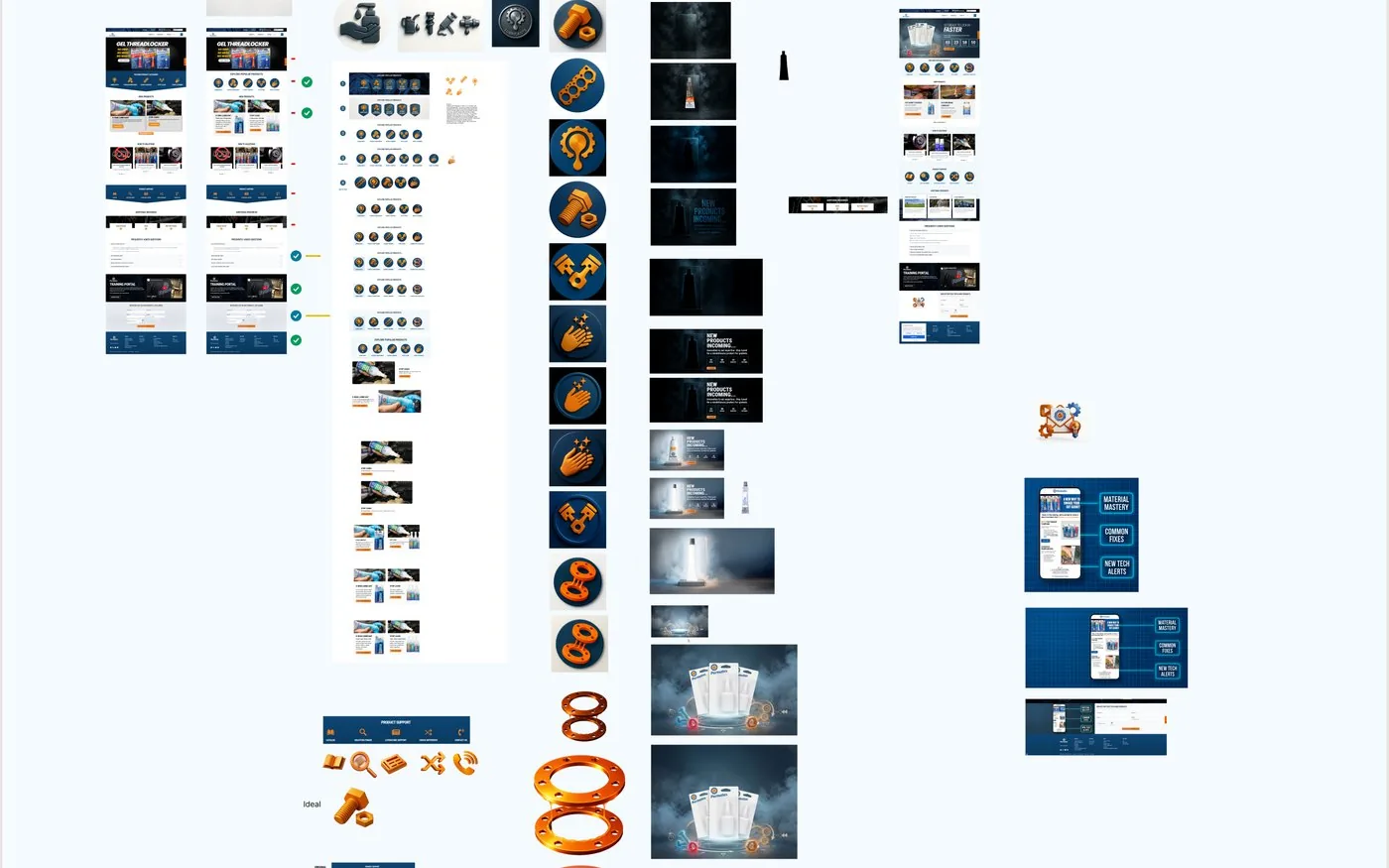 Homepage explorations, June 2025: one slice of a 19-workstream, multi-year engagement