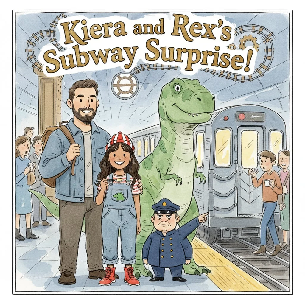 The finished cover, personalized to the child