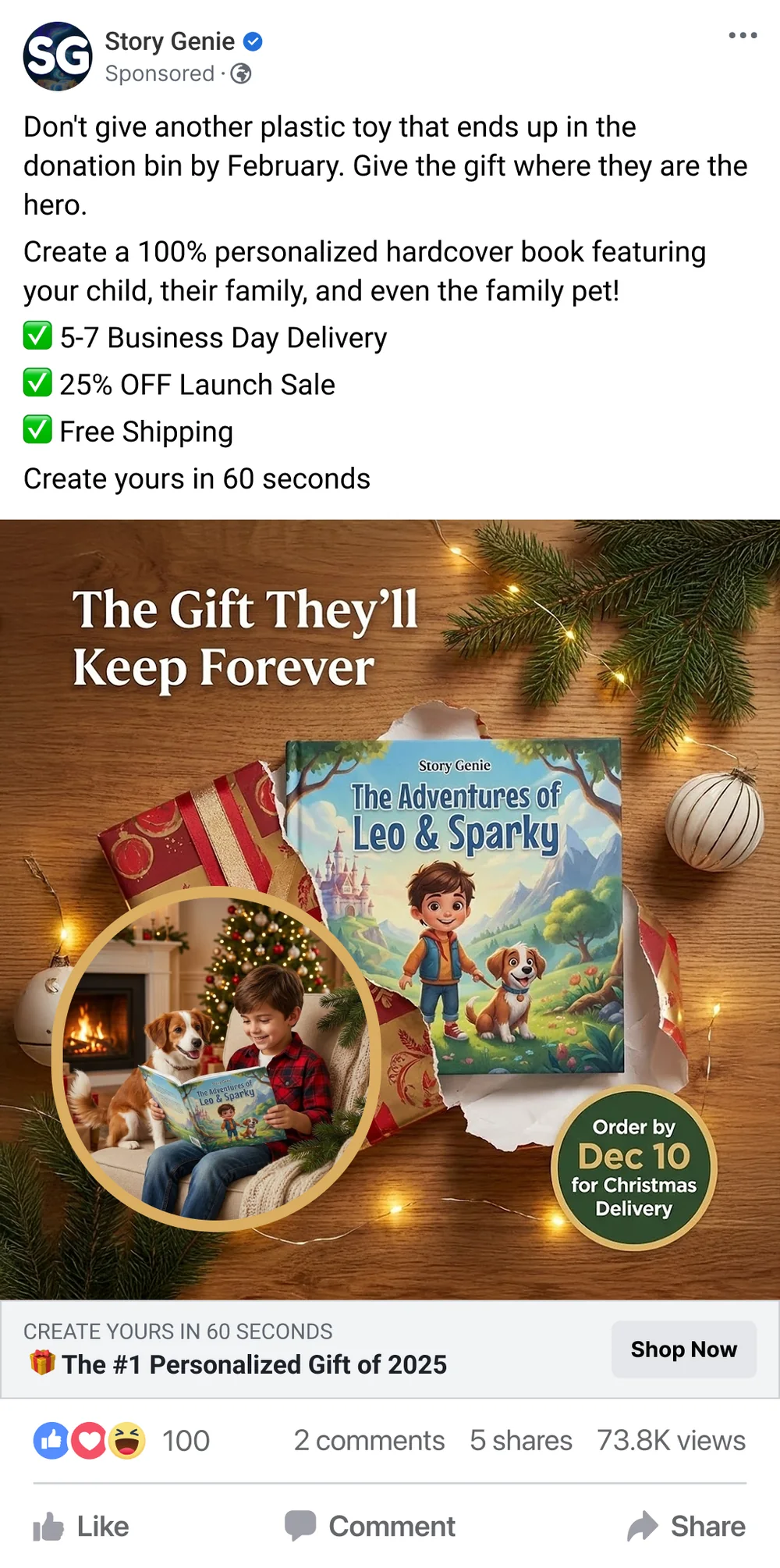 Paid social: the gift they’ll keep forever