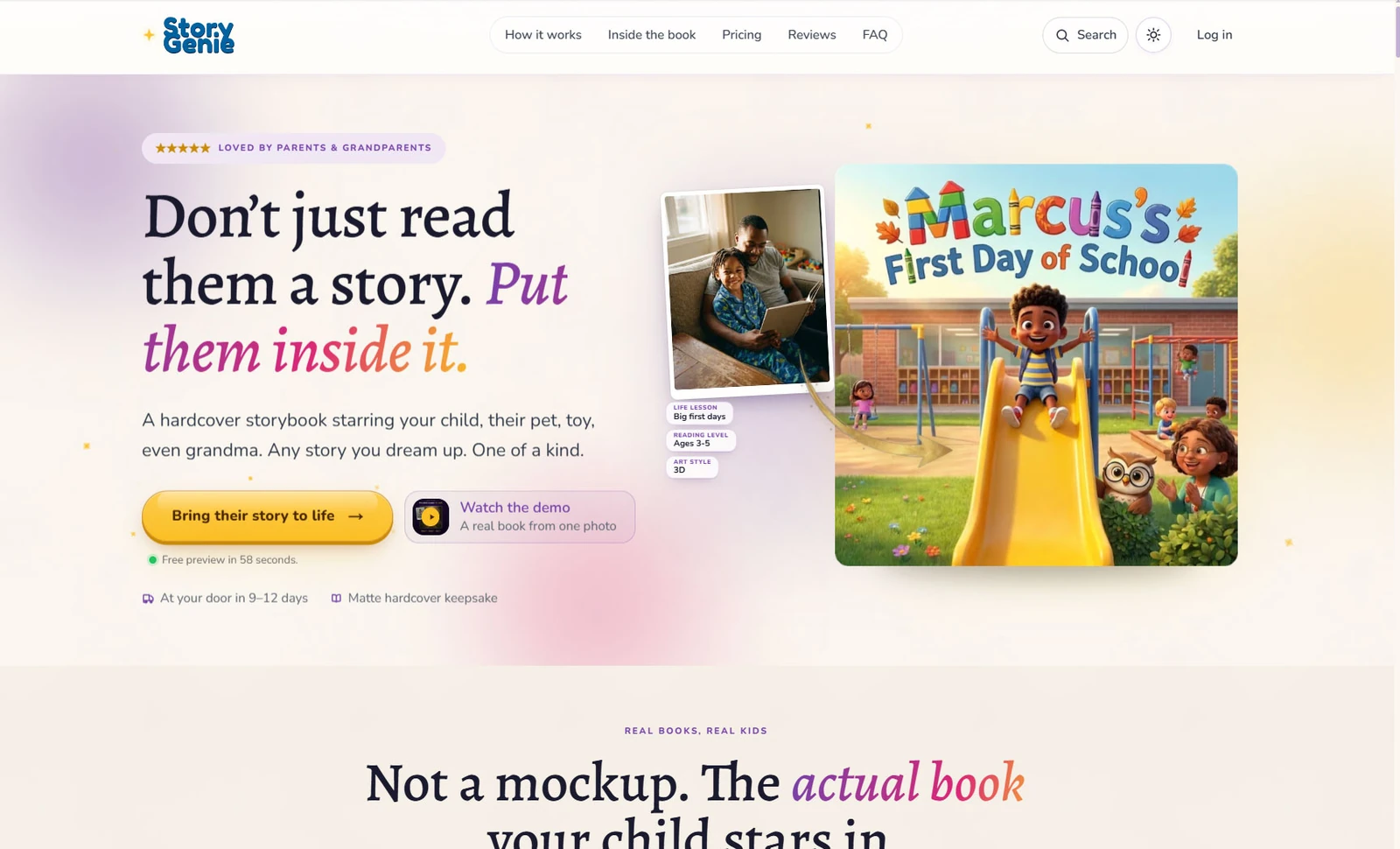 Story Genie: Founded an AI company where parents make any story with any character, turning their child into the hero of a custom hardcover built to delight, teach, and stay with them.